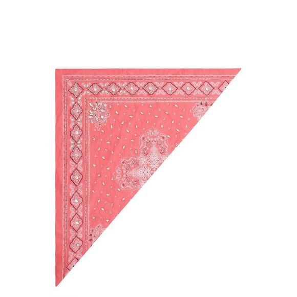PINKO Embellished Paisley Bandana Scarf Women RED Scarves & Wraps
